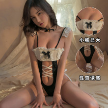 性感蕾丝情趣内衣连体女仆装制服诱惑火辣激情套装角色扮演女佣服