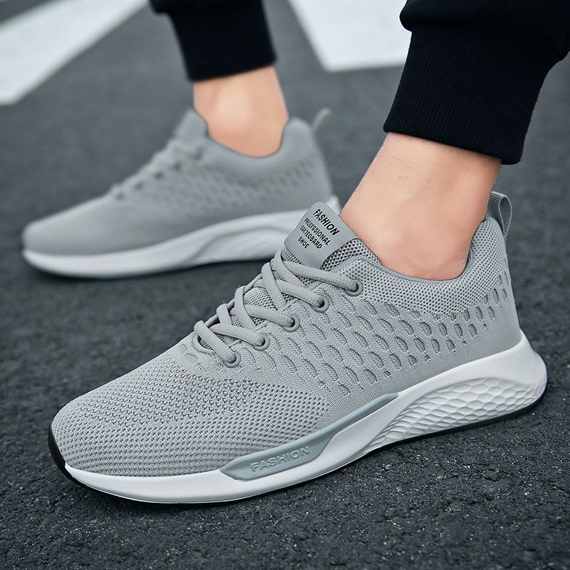 秋冬季男鞋透气运动鞋男防臭跑步鞋品牌男士休闲鞋男生旅游鞋子潮