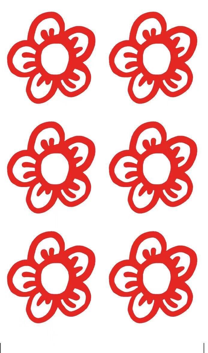 送你一朵小红花易烊千玺同款纹身贴 手指花朵小鸟千纸鹤纹身贴纸