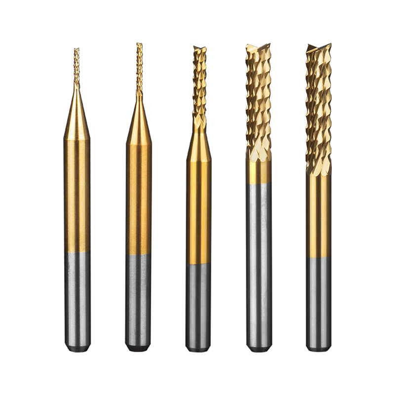 tin涂层pcb玉米铣刀钨钢合金口罩机熔喷布模具专用0.2微型小钻头