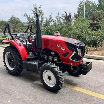 莱森454车身小转弯灵活农用拖拉机 45马力平原山丘犁地用耕地机