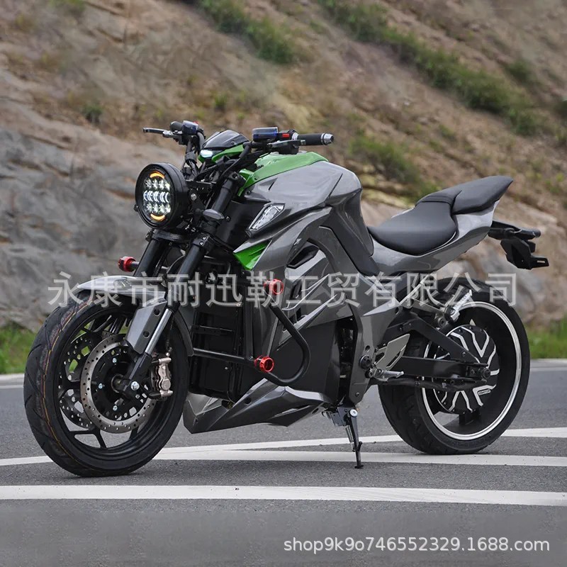 大蟒蛇电动摩托车跑车z1000成人趴赛高速大型电摩72v电动车电瓶车