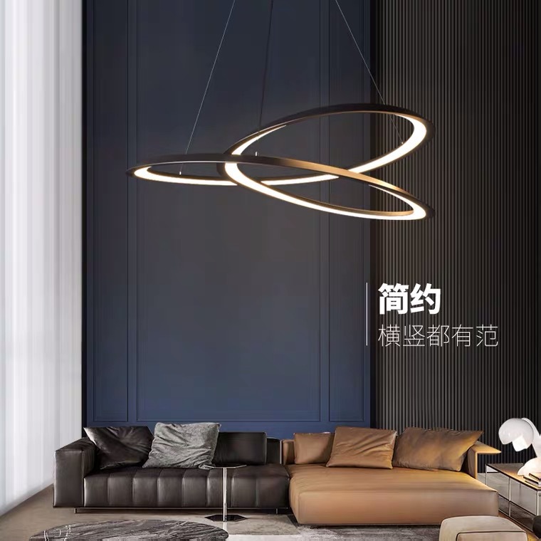 Living Room Chandelier Modern Minimalist and Magnificent Dining Room LED Lights Creative Personality Designer Hotel Decoration Bedroom Lamps