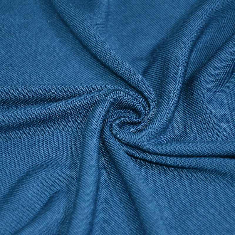 60s竹纤维平纹汗布 弹力贴身功能针织布 防臭抗菌内衣内裤t恤面料