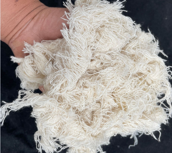 白废纱工业棉纱黄棉废棉纱白回丝长纱头棉纱头废纱头吸水吸油厂家