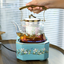 陶瓷电陶炉复古煮茶器套装耐高温玻璃烧水壶家用烧茶壶电陶炉