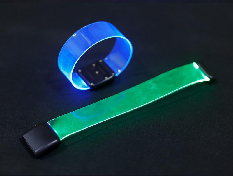 磁吸发光手环晚会庆典广告led腕带演唱会应援磁吸led手环