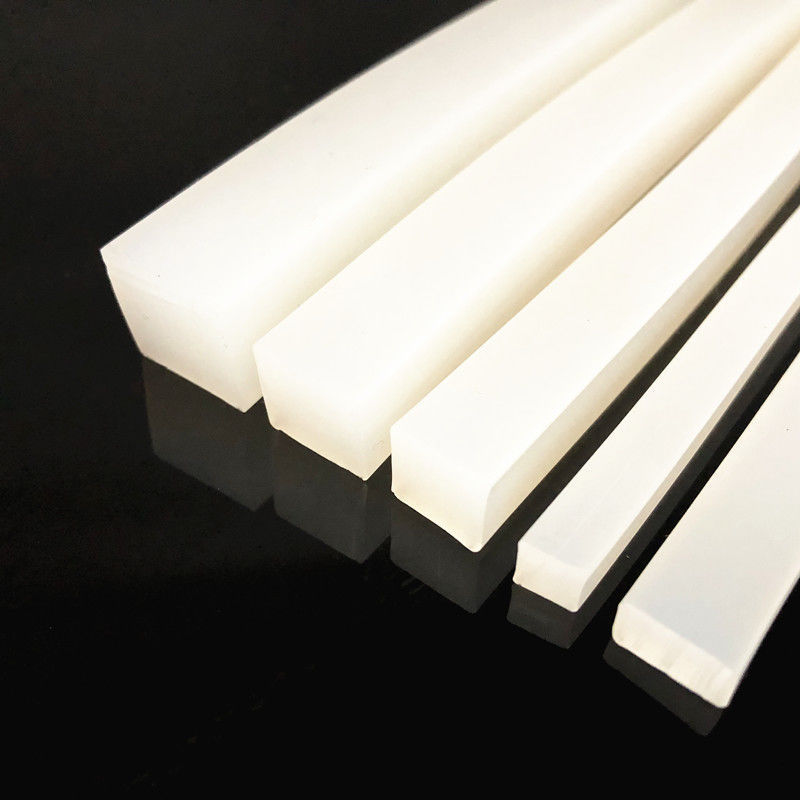 耐高温硅胶条方条 硅胶密封条 硅橡胶防滑条 方形实心胶条3/5/8mm密封