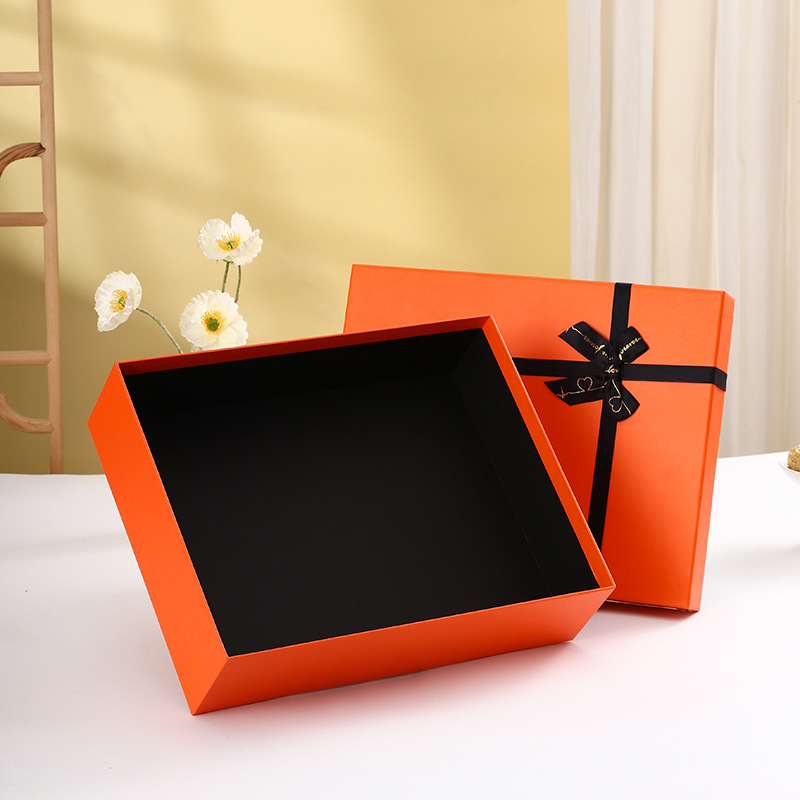 Christmas Gift Box Business Gift Box Drawer Flip Box Mid-Autumn Festival Tiandigai Gift Box High-End Folding Box