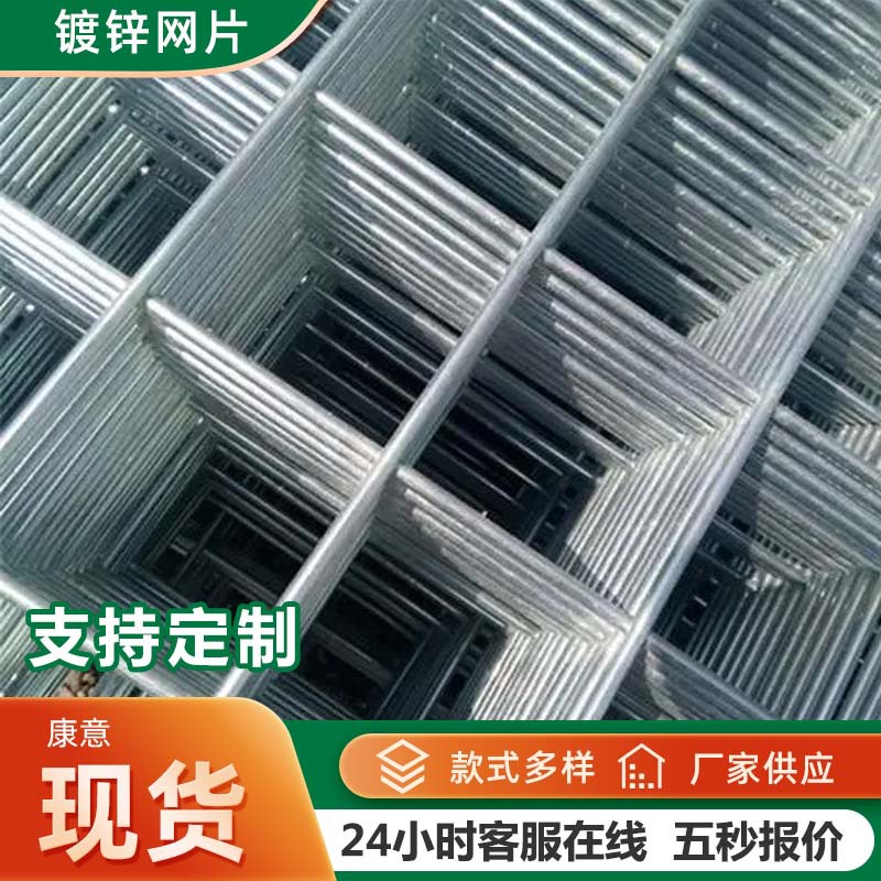 镀锌网片围栏小孔加粗养殖网镀锌网片狗笼养殖建筑网片铁丝网定制