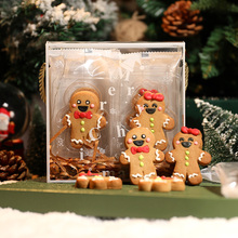 圣诞节姜饼人限定零食圣诞饼干成品手工曲奇饼干礼盒装平安夜礼物