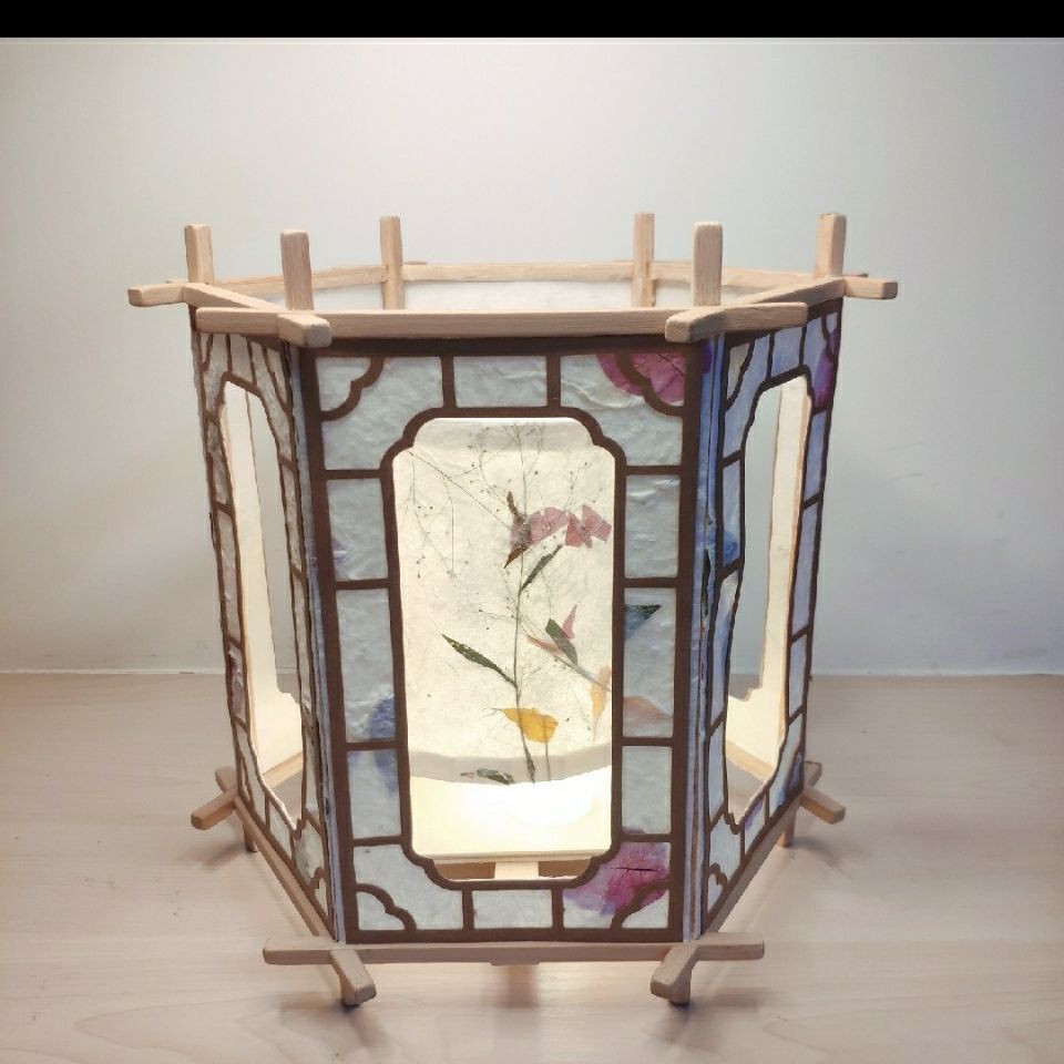 手工走马灯热能旋转电动跑马灯涂鸦剪纸亲子diy材料包小制作