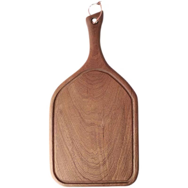 Walnut Whole Wood Cutting Board Baking Pizza Cutting Board Creative Children's Dinner Plate Household Tray Japanese Simple Cutting Board