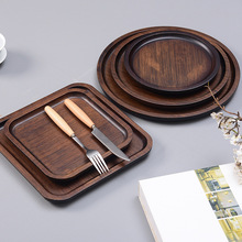 Tea Tray Solid Wood Bamboo Houseware Holder Long茶盘实木1