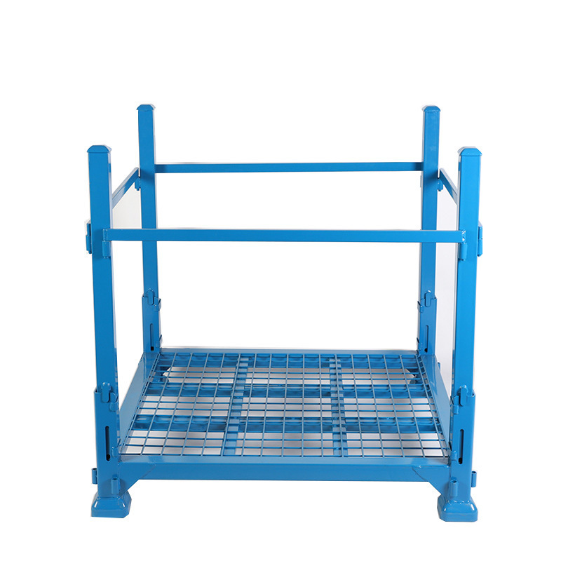 专业车间钢制堆高物料架重型仓库巧固架可折叠式布料堆垛货架