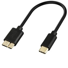 usb3.1 type-c移动硬盘线type-c转Microb数据线usb3.0Micro数据线