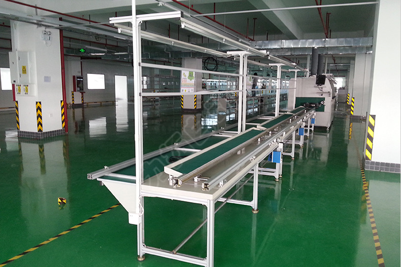 深圳全自动双边插件线流水线2.4米 自动插件线 电路板手推插件线