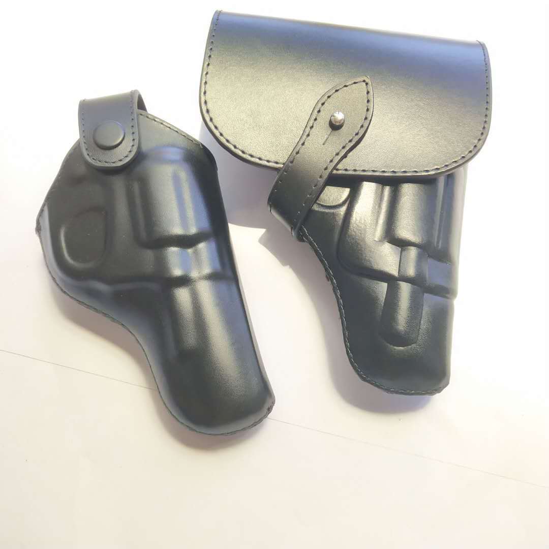 佐轮枪套牛津布牛皮左轮10mm便衣隐形腰部快拔手枪套9mm定做