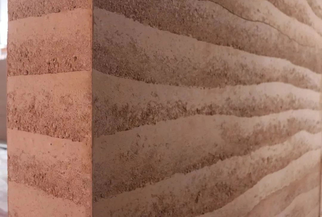 思马图3d大板夯土板石皮背景墙夯土墙泥客石柔性石材软瓷生产厂家-阿