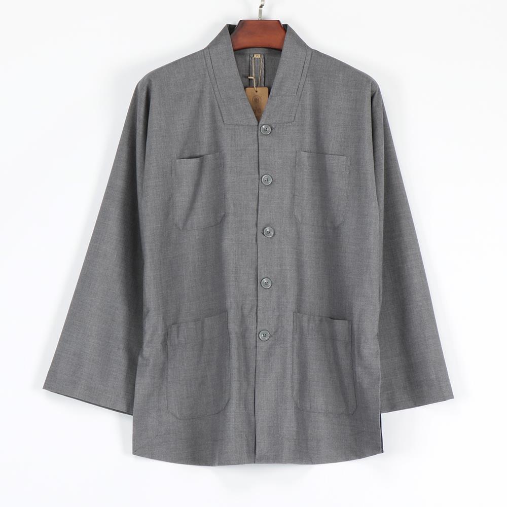 僧服短褂僧衣袈裟佛衣厚料秋冬和尚服僧袍小褂出家人僧服四季