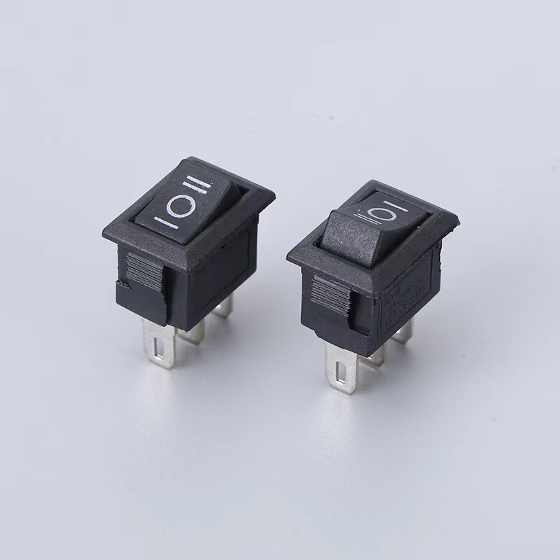 小型开关10*15船型开关kcd11两脚三脚两档三档小电器电源翘板开关
