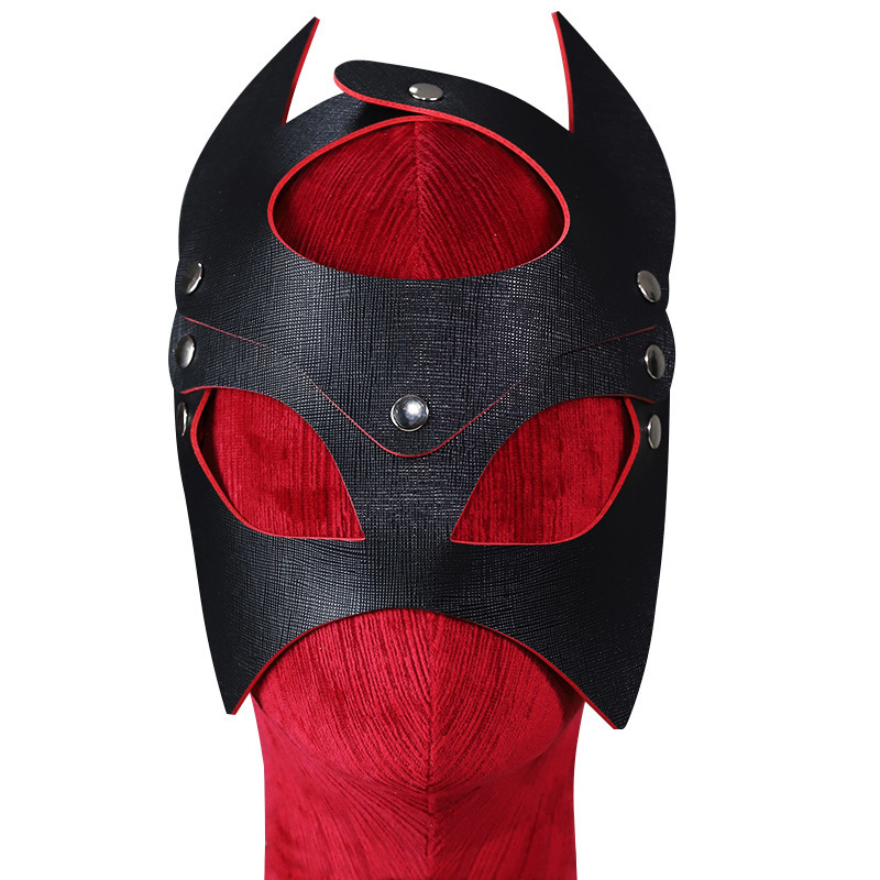 久爱sm鬼魅眼罩情趣皮革面罩sm狐狸眼罩夫妻角色扮演情趣面具跨境采购