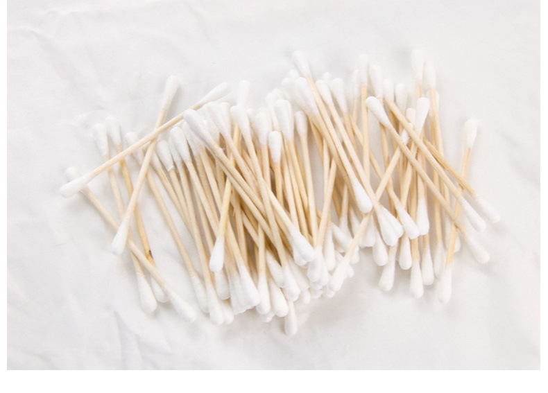 漫时代棉签包邮筒装500支圆盒 棉棒批发量大掏耳朵双头木杆外贸