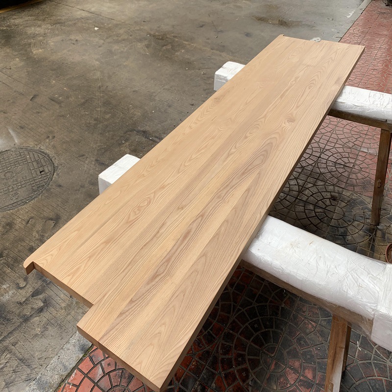 厂家直供木质飘窗台飘窗板榆木板材木板窗台板木窗台台板榆木桌面