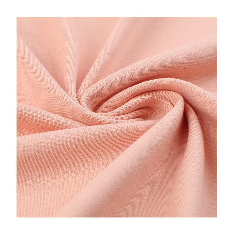 2022春夏 250g水柔棉t恤面料 40支精梳棉拉架针织双面布 棉毛布