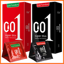 GOK品牌001避孕套10只外贸货成人情趣用品光面颗粒计生性用品批发