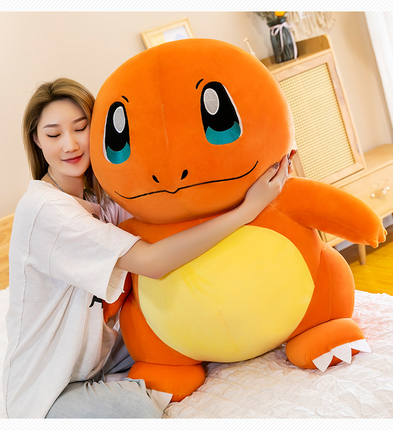 剪刀机新款大号小火龙公仔毛绒玩具可爱小萌龙玩偶女生抱枕布娃娃