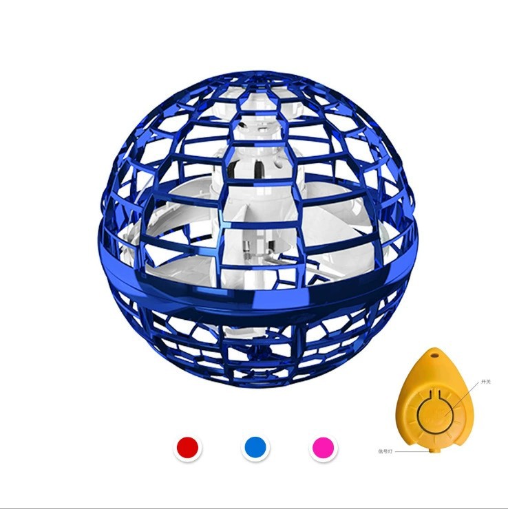 Cross-Border UFO Spinning Ball Magic Cyclotron Floating Ball Magic Induction Cyclotron Flying Ball Fingertip Luminous Suspended Gyro