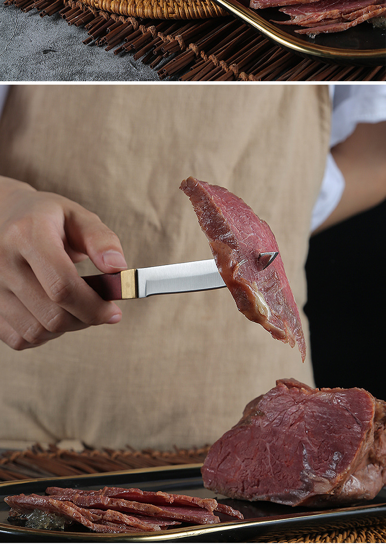 现货蒙古族手把肉刀切羊肉刀切肉刀多用小刀水果刀烧烤刀不锈钢刀