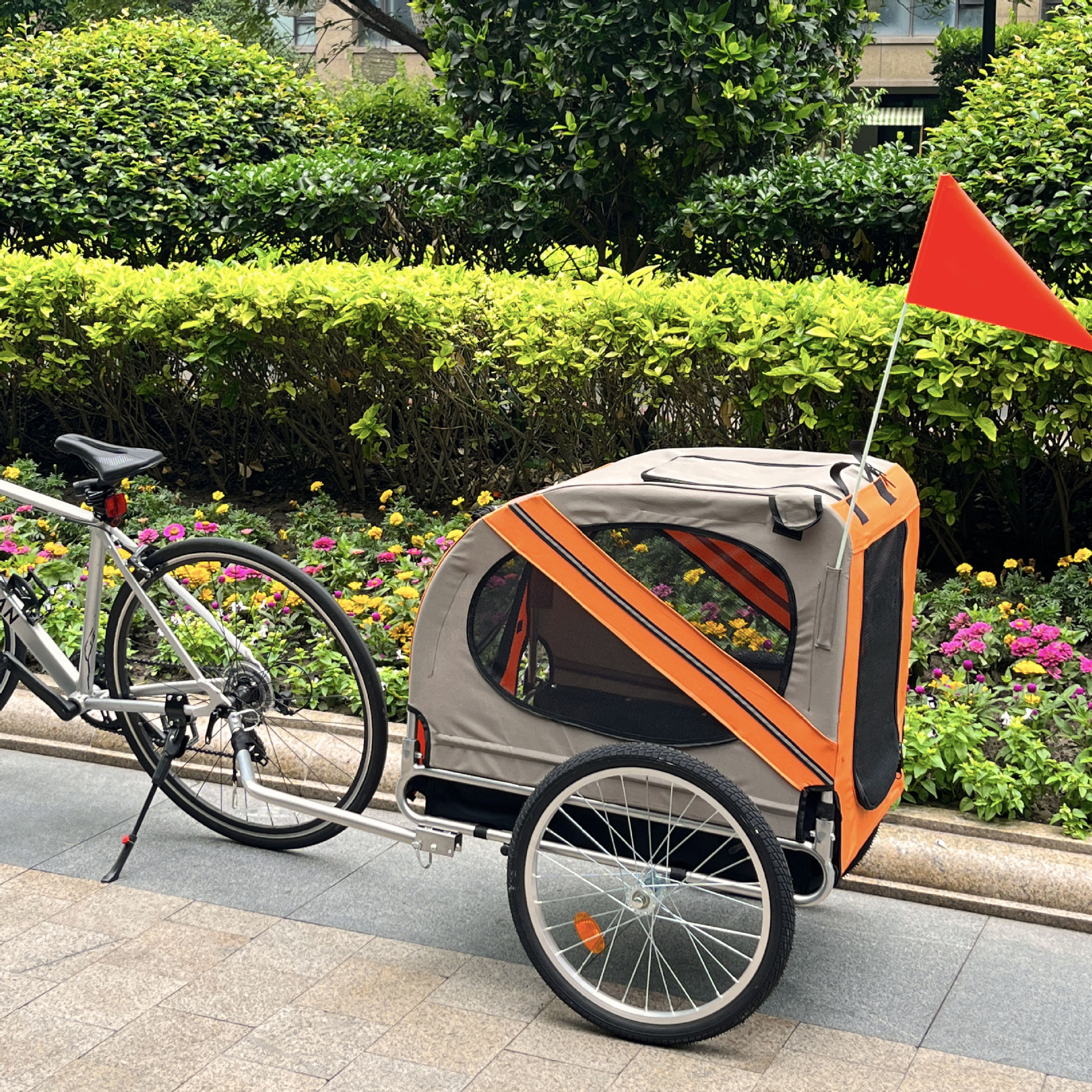 摩托车牵引小拖车
