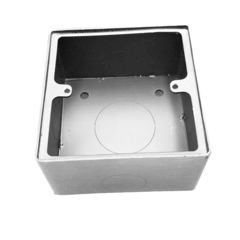 现货供应 304不锈钢明装接线盒 86型 120型过线箱明装底盒 分线盒