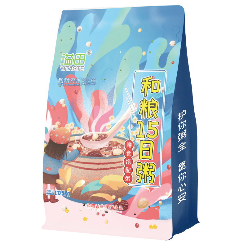 和粮农业七日粥溢田七日五谷杂粮粥15日粥小包装营养早餐粥养生粥
