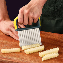 家用厨房工具多功能切菜神器不锈钢薯条切狼牙刀花刀波浪土豆切