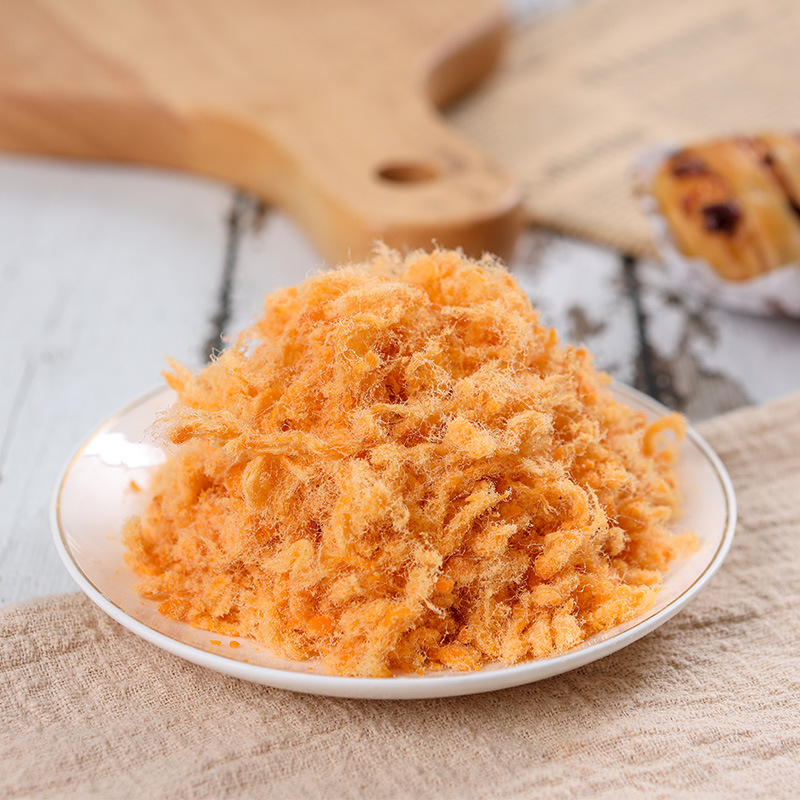 叶盛寿司紫菜包饭蛋黄酥专用500g肉松小贝烘焙面包肉粉松250g罐装