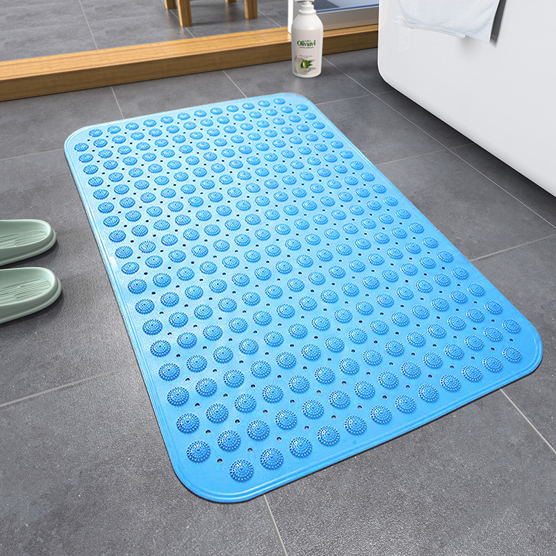 Square Non-Slip Mat Bathroom Mat Bath Anti-Fall Environmentally Friendly Home Shower Room Suction Cup Floor Mat Bathroom Massage Foot