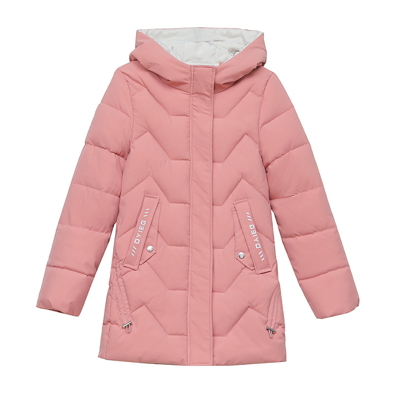 2023 New Cotton Clothing Women's Mid-Length down Cotton-Padded Coat Korean Slim-Fitting Cotton-Padded Jacket Thick Warm All-Match Women's Coat