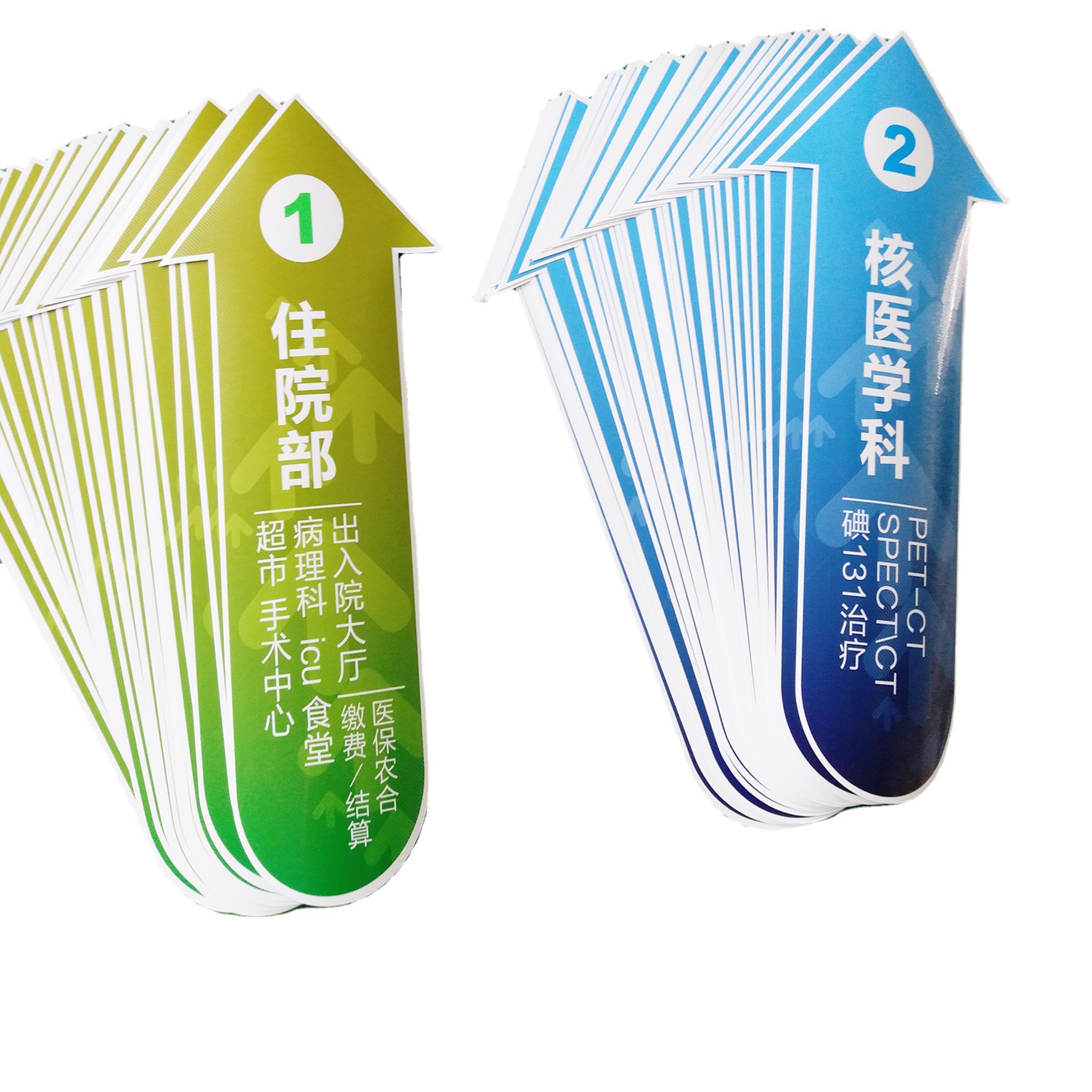 上海工厂定制加厚3m地贴 商超广告医院地面导向异形地贴可定做