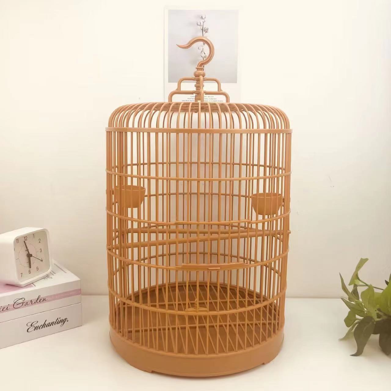 虎皮玄凤手提豪华小鸟牡丹鹦鹉绣眼红子相思黄雀文鸟别墅圆形鸟笼