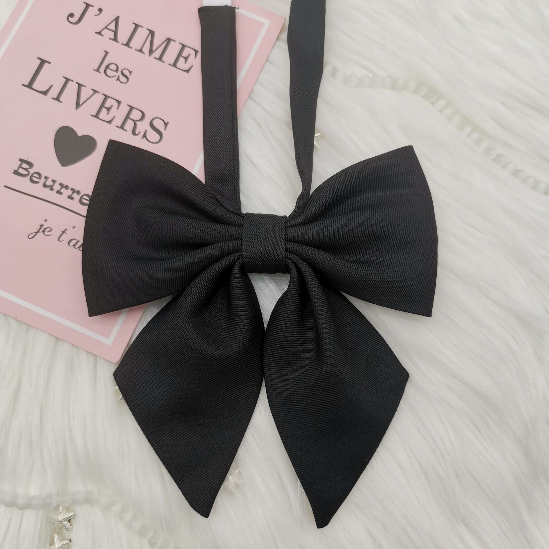 萌哒酱tr羽根jk领结女红赤制服学生纯色领花小物水手服蝴蝶结配饰