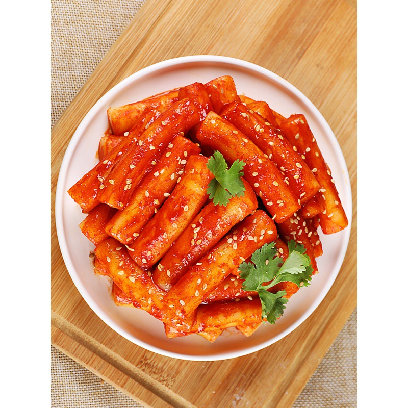 炒年糕条韩国风味辣米糕米条部队火锅年糕含酱270g*5袋