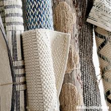 印度进口 手工羊毛沙发茶几北欧地毯简约现代客厅卧室榻榻米地毯