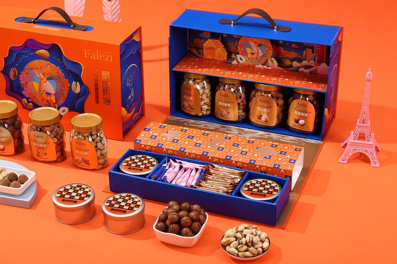 春节年货礼盒装坚果礼盒新年礼品过节送礼员工福利年货礼品