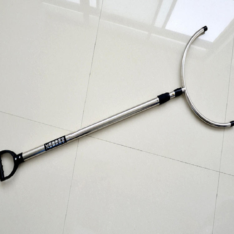 伸缩防爆叉 伸缩钢叉厂家 防暴腰叉