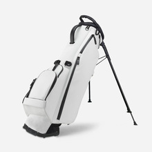 热销新款白色高尔夫球包大容量高档PU高尔夫支架包golf stand bag