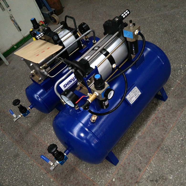 工业空气增压泵气动空气增压泵车间补压泵用于高压增压系统