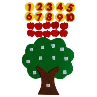 儿童手工幼教毛毡认识数字幼儿园数学益智教具 批发儿童早教玩具